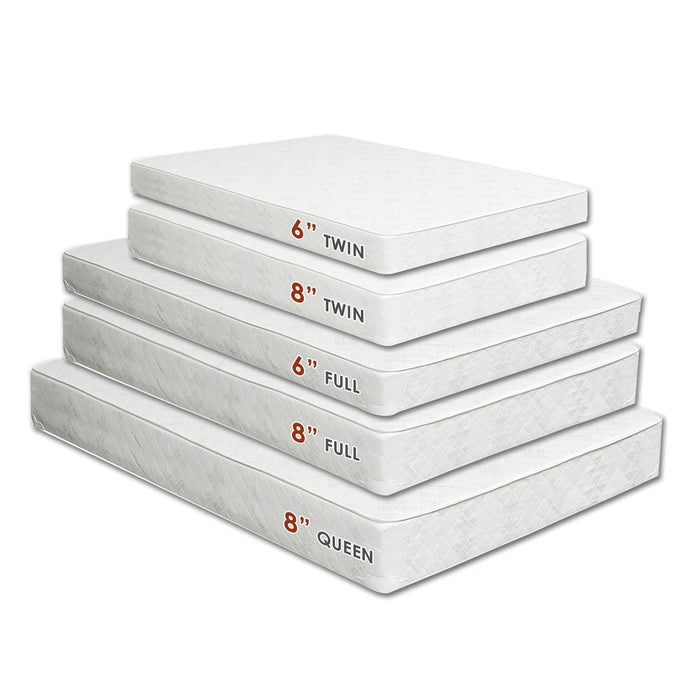 Daisy White 6" Bunkie Board Combo Mattress - Twin XL - Furniture Stars (Chicago, IL)