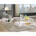 Torkel White/Chrome End Table - Furniture Stars (Chicago, IL)