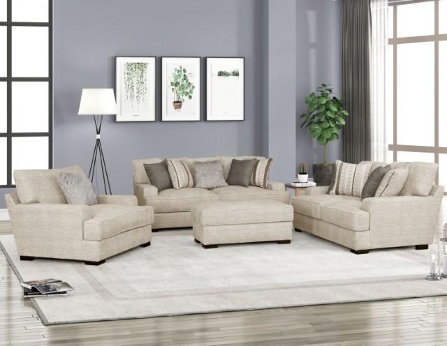 ARDENFOLD Ottoman, Beige - Furniture Stars (Chicago, IL)