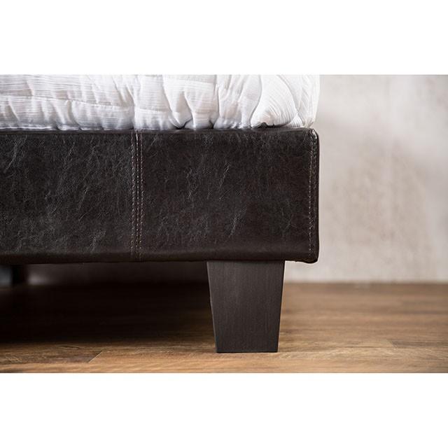 Evans Bed Espresso & Pink