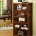 Valencia I Antique Oak Media Shelf - Furniture Stars (Chicago, IL)