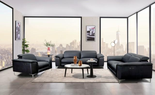 ASCONA Power Recliner, Black - Furniture Stars (Chicago, IL)