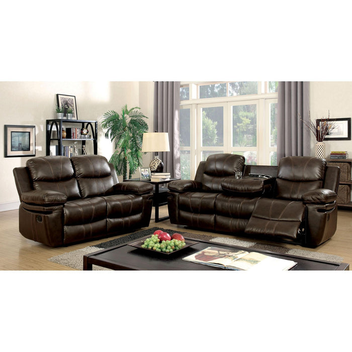 Listowel Brown Love Seat - Furniture Stars (Chicago, IL)