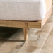 ALESUND Loveseat, Beige/Light Oak - Furniture Stars (Chicago, IL)