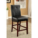 BONNEVILLE II Brown Cherry/Black Counter Ht. Chair (2/CTN) - Furniture Stars (Chicago, IL)
