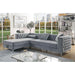 Amie Glam Gray Sectional w/Storage - Furniture Stars (Chicago, IL)