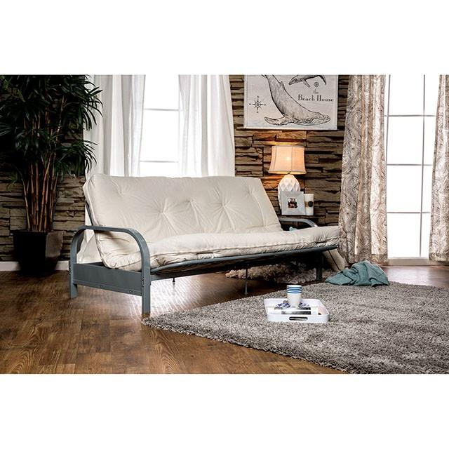KNOX White 8" White Futon Mattress w/ Inner Spring - Furniture Stars (Chicago, IL)