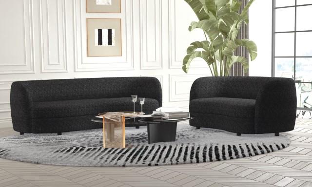 VERSOIX Loveseat, Black - Furniture Stars (Chicago, IL)