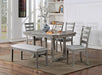 LAQUILA Dining Table, Gray - Furniture Stars (Chicago, IL)