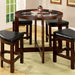 Crystal Cove 5 Pc. Counter Ht. Table Set - Furniture Stars (Chicago, IL)