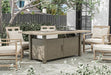 Bordeaux Dining Table w/ Fire Pit & Cooler - Furniture Stars (Chicago, IL)