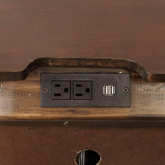 Brandt Brown Cherry Night Stand - Furniture Stars (Chicago, IL)