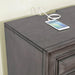 Brandt Gray Night Stand - Furniture Stars (Chicago, IL)