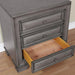 Brandt Gray Night Stand - Furniture Stars (Chicago, IL)