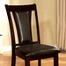 BRENT Dark Cherry/Espresso Side Chair (2/CTN) - Furniture Stars (Chicago, IL)