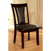 BRENT Dark Cherry/Espresso Side Chair (2/CTN) - Furniture Stars (Chicago, IL)