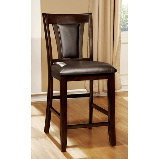 BRENT II Dark Cherry/Espresso Counter Ht. Chair (2/CTN) - Furniture Stars (Chicago, IL)