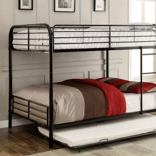 BROCKET Black Metal Full/Full Bunk Bed - Furniture Stars (Chicago, IL)