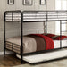 BROCKET Black Metal Full/Full Bunk Bed - Furniture Stars (Chicago, IL)