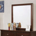 Brogan Brown Cherry Mirror - Furniture Stars (Chicago, IL)