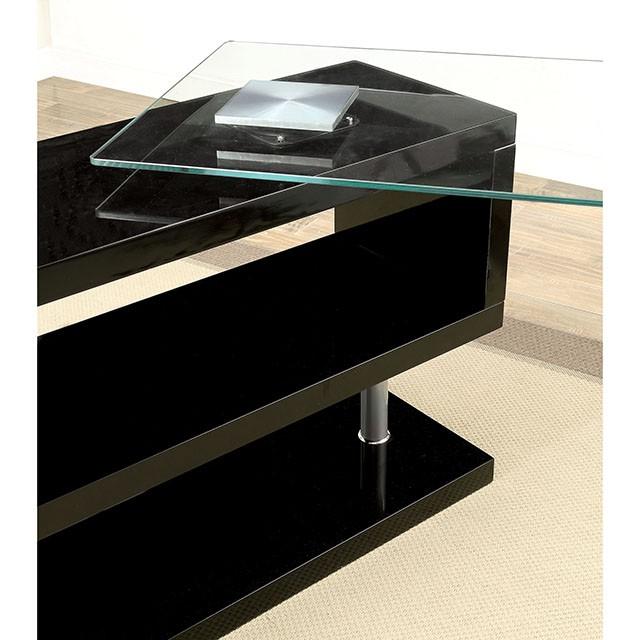 BRONWEN Black Desk - Furniture Stars (Chicago, IL)