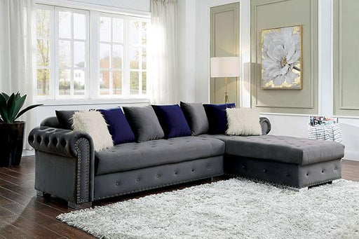 WILMINGTON Sectional, Gray - Furniture Stars (Chicago, IL)
