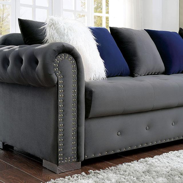 WILMINGTON Sectional, Gray - Furniture Stars (Chicago, IL)