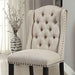 Wingback Chair, Beige (2/CTN) - Furniture Stars (Chicago, IL)