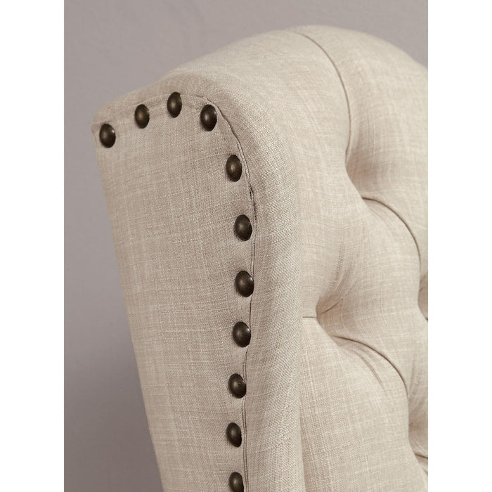 Wingback Chair, Beige (2/CTN) - Furniture Stars (Chicago, IL)