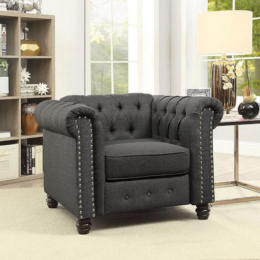 Winifred Gray Chair - Furniture Stars (Chicago, IL)