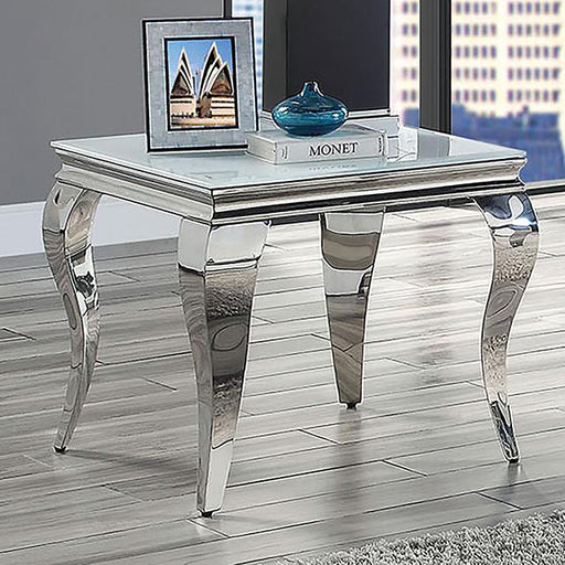 WETZIKON End Table, White - Furniture Stars (Chicago, IL)