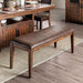 Wichita Light Walnut Bench - Furniture Stars (Chicago, IL)