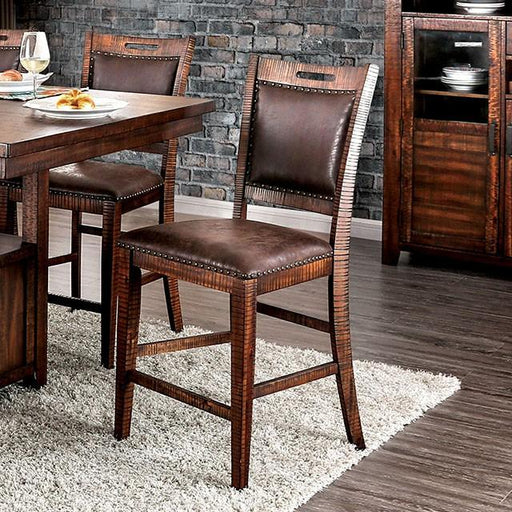 Wichita Light Walnut Counter Ht. Chair (2/CTN) - Furniture Stars (Chicago, IL)