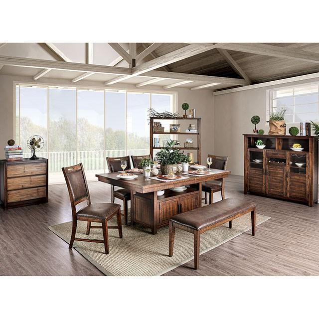 Wichita Light Walnut Dining Table - Furniture Stars (Chicago, IL)