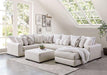 WARRENTON Ottoman, Ivory - Furniture Stars (Chicago, IL)