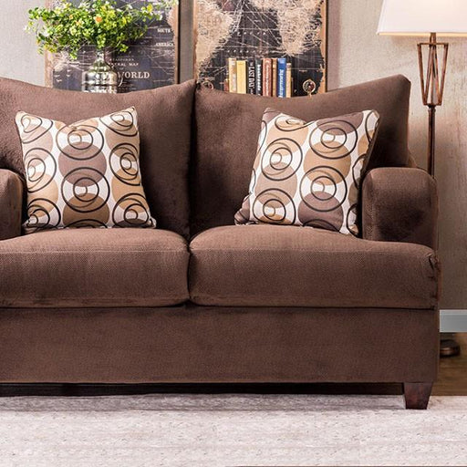 WESSINGTON Chocolate Love Seat - Furniture Stars (Chicago, IL)
