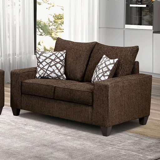 WEST ACTION Loveseat, Chocolate - Furniture Stars (Chicago, IL)