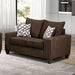 WEST ACTION Loveseat, Chocolate - Furniture Stars (Chicago, IL)