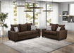 WEST ACTION Loveseat, Chocolate - Furniture Stars (Chicago, IL)