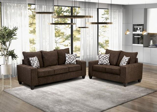 WEST ACTION Loveseat, Chocolate - Furniture Stars (Chicago, IL)
