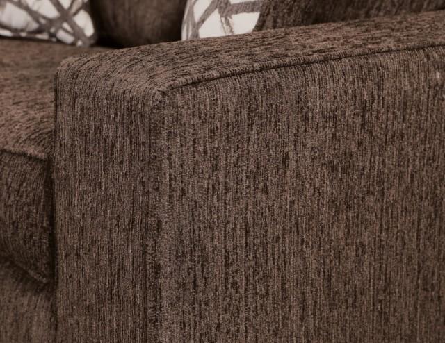 WEST ACTION Loveseat, Chocolate - Furniture Stars (Chicago, IL)