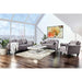 YSABEL Warm Gray Love Seat, Warm Gray (K/D) - Furniture Stars (Chicago, IL)