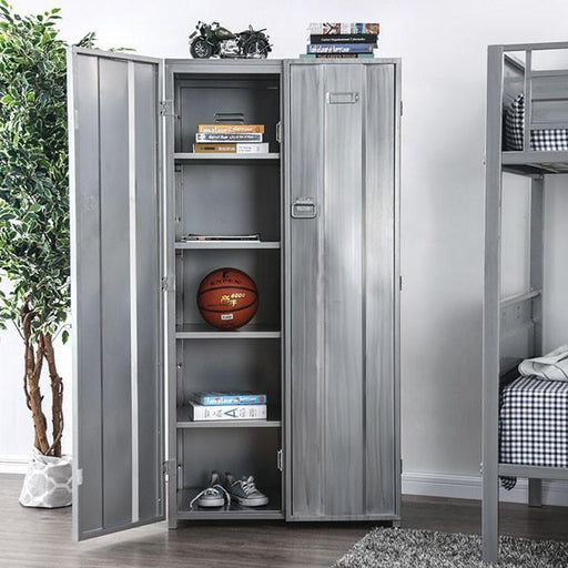 Zaheera Silver Large Locker - Furniture Stars (Chicago, IL)