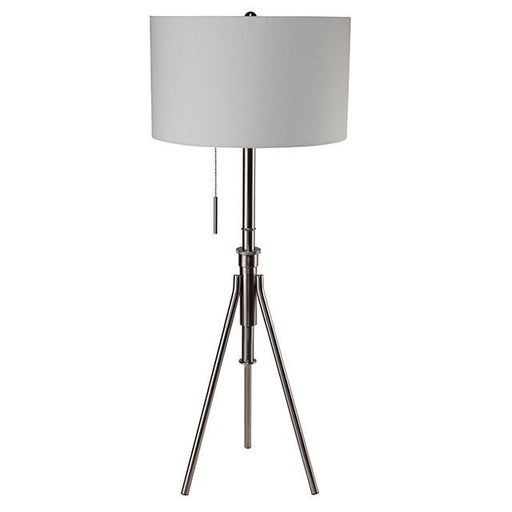 Zaya Brushed Steel Floor Lamp - Furniture Stars (Chicago, IL)
