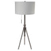 Zaya Brushed Steel Floor Lamp - Furniture Stars (Chicago, IL)
