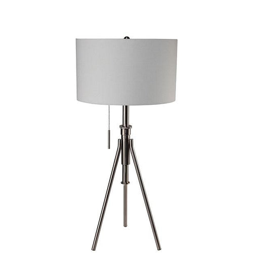 Zaya Brushed Steel Table Lamp - Furniture Stars (Chicago, IL)