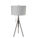 Zaya Brushed Steel Table Lamp - Furniture Stars (Chicago, IL)