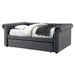LEANNA Gray Full Daybed w/ Trundle, Gray - Furniture Stars (Chicago, IL)