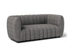AVERSA Loveseat, Charcoal Gray - Furniture Stars (Chicago, IL)