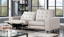 ABBERTON Power Loveseat, Beige - Furniture Stars (Chicago, IL)